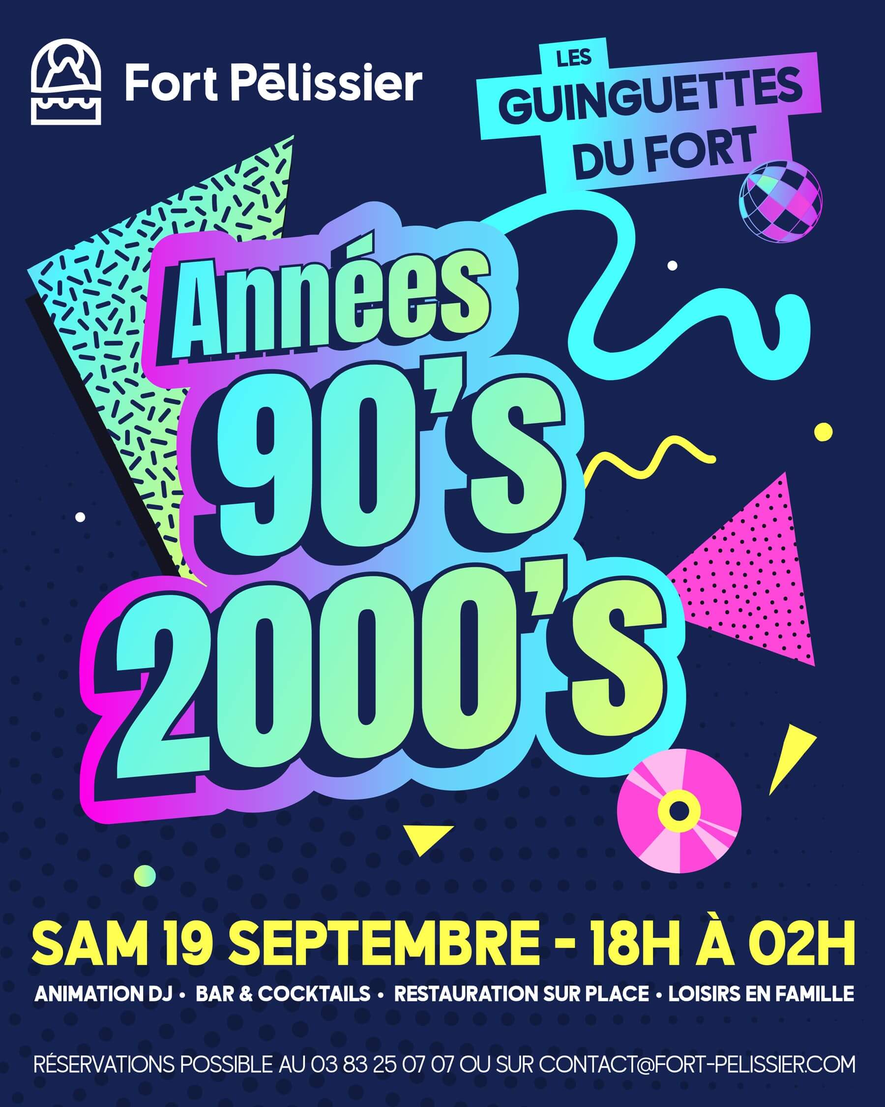Affiche Soirée Hawaï - Fort Pélissier